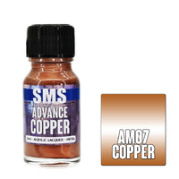 Scale Modellers Supply Advance Metallic Copper 10ml Acrylic Paint