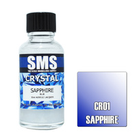 Scale Modellers Supply Crystal Sapphire (Blue) 30ml CR01 Lacquer Paint