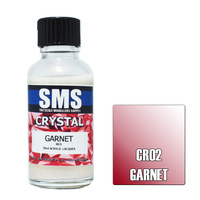 Scale Modellers Supply Crystal Garnet (Red) 30ml CR02 Lacquer Paint