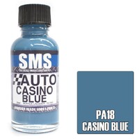 Scale Modellers Supply Auto Colour Casino Blue 30mL Lacquer Paint