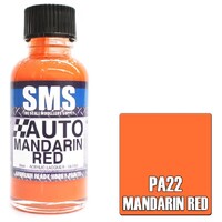 Scale Modellers Supply Auto Colour Mandarin Red 30mL Lacquer Paint