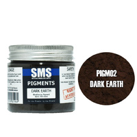 Scale Modellers Supply Pigment Dark Earth 50ml PIGM02