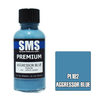 Scale Modellers Supply Premium Aggressor Blue 30ml PL102 Lacquer Paint
