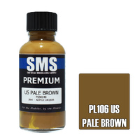 Scale Modellers Supply Premium US Pale Brown 30ml PL106 Lacquer Paint