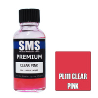Scale Modellers Supply Premium Clear Pink 30ml PL111 Lacquer Paint
