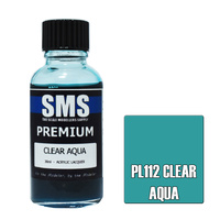 Scale Modellers Supply Premium Clear Aqua 30ml PL112 Lacquer Paint