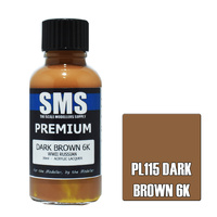 Scale Modellers Supply Premium Dark Brown 6K 30ml PL115 Lacquer Paint