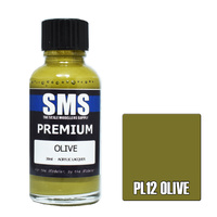 Scale Modellers Supply Premium Olive 30ml PL12 Lacquer Paint