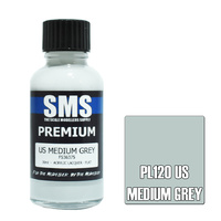 Scale Modellers Supply Premium US Medium Grey 30ml PL120 Lacquer Paint