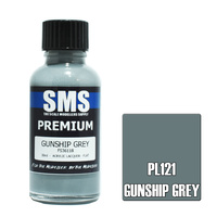 Scale Modellers Supply Premium Gunship Grey 30ml PL121 Lacquer Paint