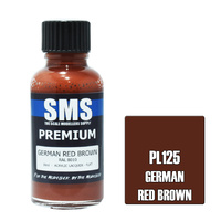 Scale Modellers Supply Premium German Red Brown 30ml PL125 Lacquer Paint