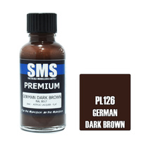 Scale Modellers Supply Premium German Dark Brown 30ml PL126 Lacquer Paint