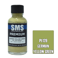 Scale Modellers Supply Premium German Yellow Green 30ml PL129 Lacquer Paint