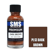 Scale Modellers Supply Premium Dark Brown 30ml PL13 Lacquer Paint