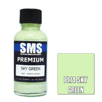 Scale Modellers Supply Premium Sky Green 30ml PL14 Lacquer Paint