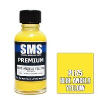 Scale Modellers Suply Premium Acrylic Lacquer Blue Angles Yellow 30ml