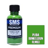Scale Modellers Supply Premium Acrylic Lacquer DUNKLEGRUN RLM83 30ml