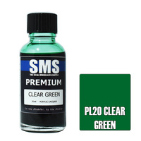 Scale Modellers Supply Premium Clear Green 30ml PL20 Lacquer Paint