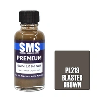 Scale Modeller Supply Premium Blaster Brown Flat 30mL Acrylic Lacquer Paint