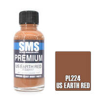 Scale Modellers Supply Premium US Earth Red FS30117 30ml Lacquer Paint