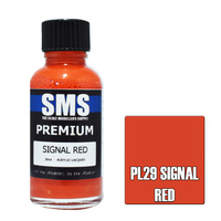 Scale Modellers Supply Premium Signal Red 30ml PL29 Lacquer Paint
