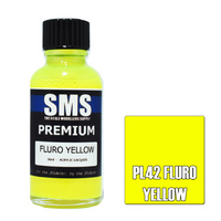 Scale Modellers Supply Premium Fluro Yellow 30ml PL42 Lacquer Paint