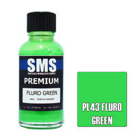 Scale Modellers Supply Premium Fluro Green 30ml PL43 Lacquer Paint