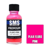 Scale Modellers Supply Premium Fluro Pink 30ml PL44 Lacquer Paint