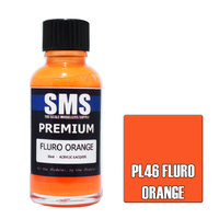 Scale Modellers Supply Premium Fluro Orange 30ml PL46 Lacquer Paint