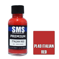 Scale Modellers Supply Premium Italian Red 30ml PL49 Lacquer Paint