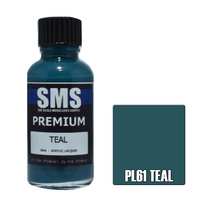 Scale Modellers Supply Premium Teal 30ml PL61 Lacquer Paint