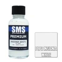 Scale Modellers Supply Premium Insignia White 30ml PL72 Lacquer Paint
