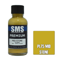 Scale Modellers Supply Premium Mid Stone 30ml PL75 Lacquer Paint