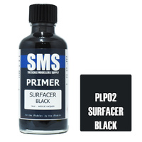 Scale Modellers Supply Premium Primer Surfacer Black 50ml PLP02 Lacquer Paint