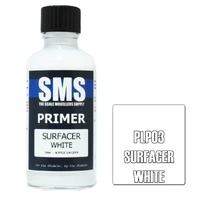 Scale Modellers Supply Primer Surfacer White 50ml PLP03 Lacquer Paint