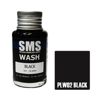 Scale Modellers Supply Wash Black 30ml PLW02 Lacquer Paint