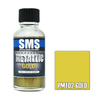 Scale Modellers Supply Premium Metallic Gold 30ml PMT02 Lacquer Paint