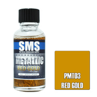 Scale Modellers Supply Premium Metallic Red Gold 30ml PMT03 Lacquer Paint