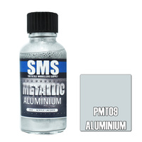Scale Modellers Supply Premium Metallic Aluminium 30ml PMT09 Lacquer Paint
