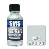 Scale Modellers Supply Premium Metallic Aluminium 30ml PMT09 Lacquer Paint