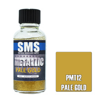 Scale Modellers Supply Premium Metallic Pale Gold 30ml PMT12 Lacquer Paint