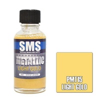 Scale Modellers Supply Metallic Acrylic Lacquer Light Gold 30ml