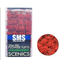 Scale Modellers Supply Flower Tufts Red SCN09