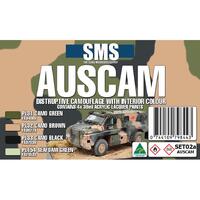 Scale Modellers Supply Auscam Modern Colour Set SET02A Lacquer Paint