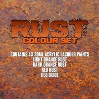 Scale Modellers Supply Rust Colour Set SET25 Lacquer Paint