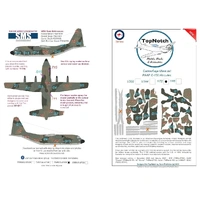 Scale Modellers Supply C-130H Vinyl Mask Set (suits Zvezda 1/72) TNM01