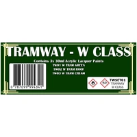 Scale Modellers Supply W Class Tram Colour set 