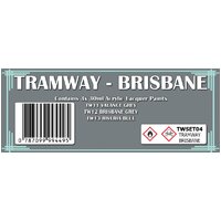 Scale Modellers Supply BRISBANE Class Tram Colour set 