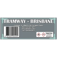 Scale Modellers Supply BRISBANE Class Tram Colour set 