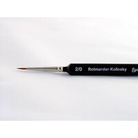 Springer Rotmarder-Kolinsky Triangular No. 2/0 Paint Brush